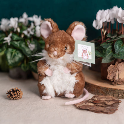 Oliver Plush Mouse from Wrendale Designs