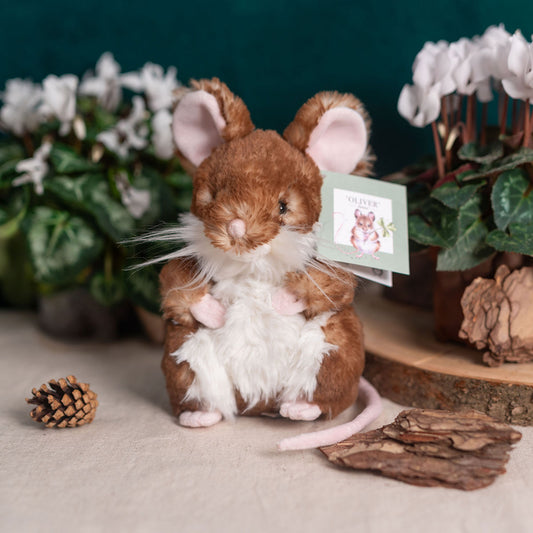 Oliver Plush Mouse from Wrendale Designs