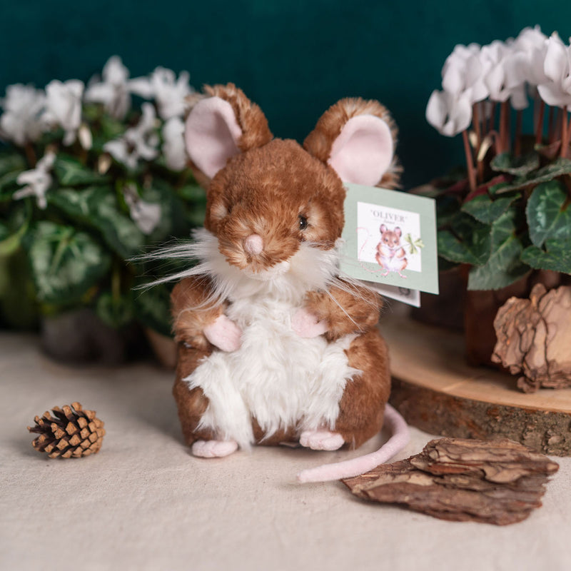 Oliver Plush Mouse from Wrendale Designs