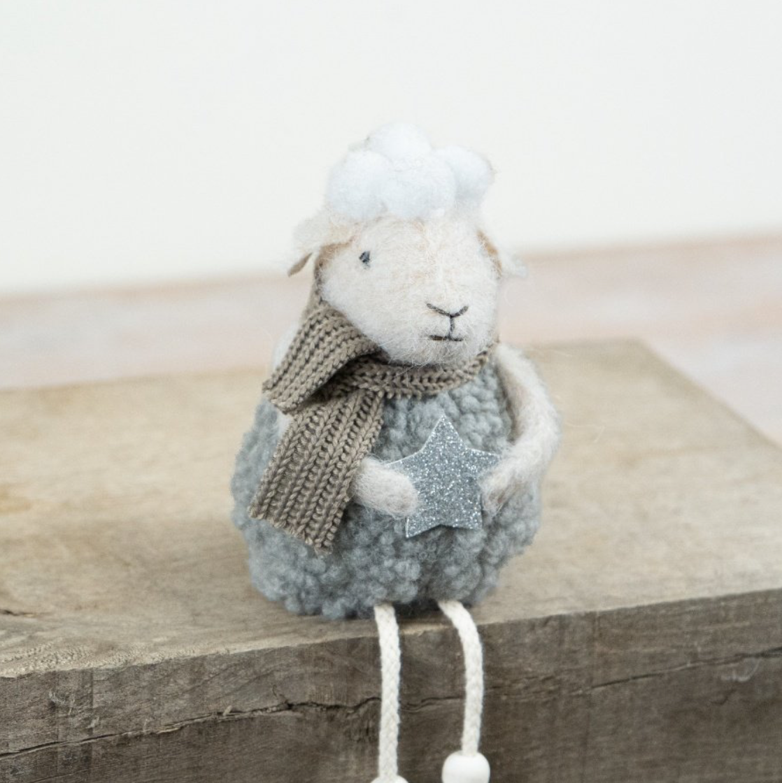Woolly Sheep Shelf Sitter