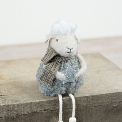 Woolly Sheep Shelf Sitter