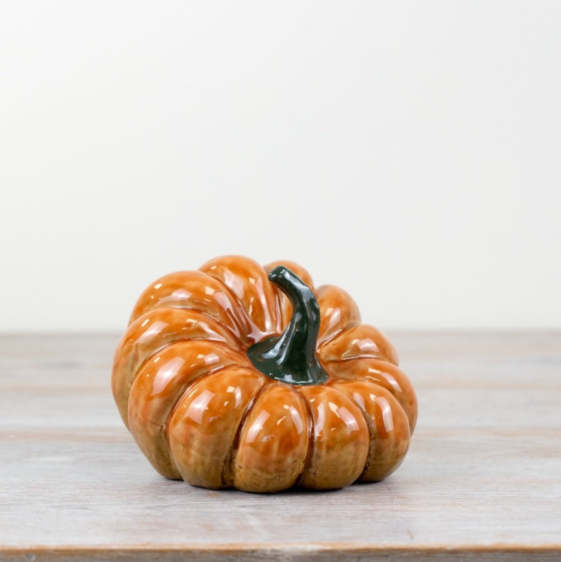 Ceramic Pumpkin Ornament