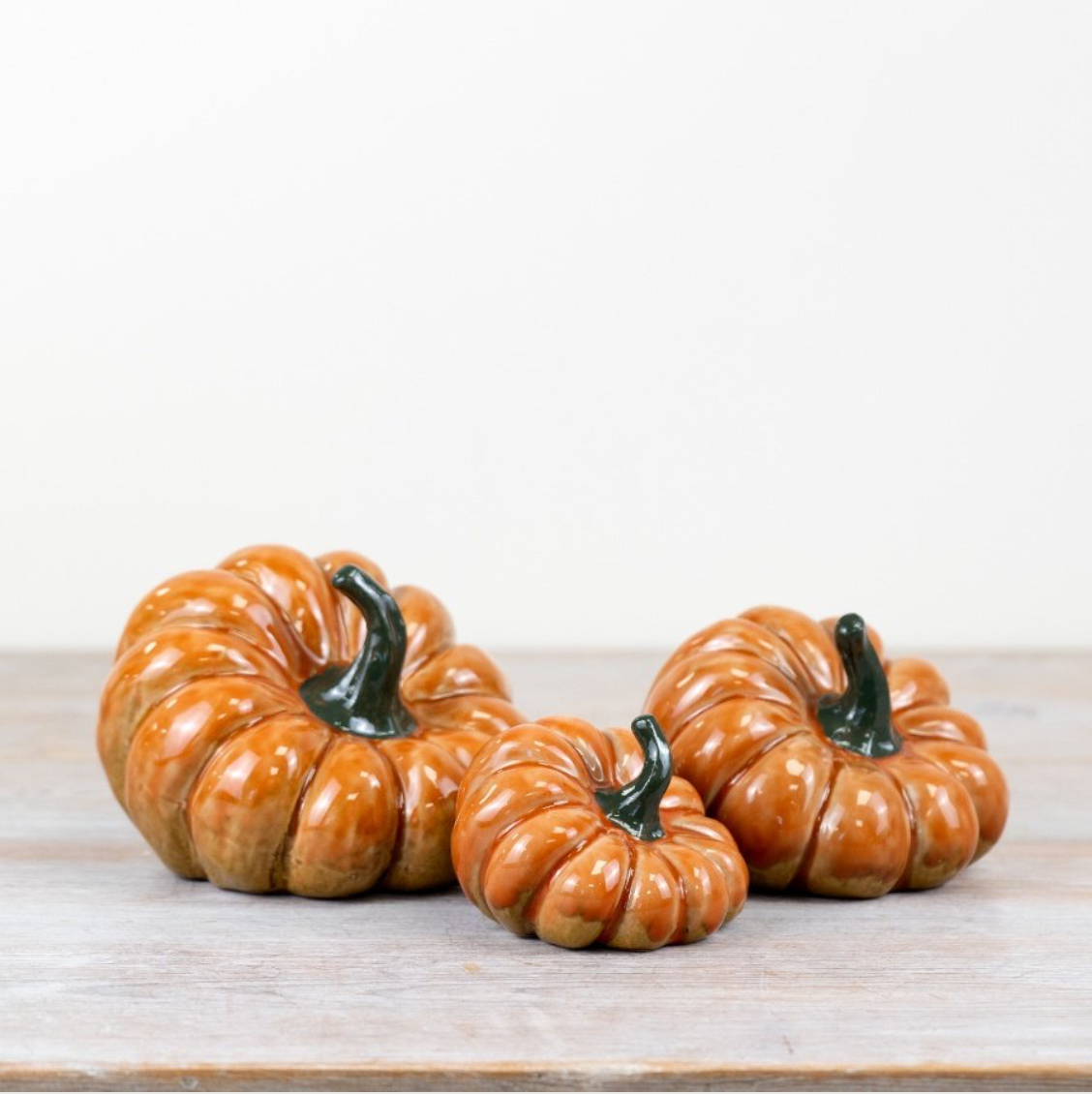 Ceramic Pumpkin Ornament