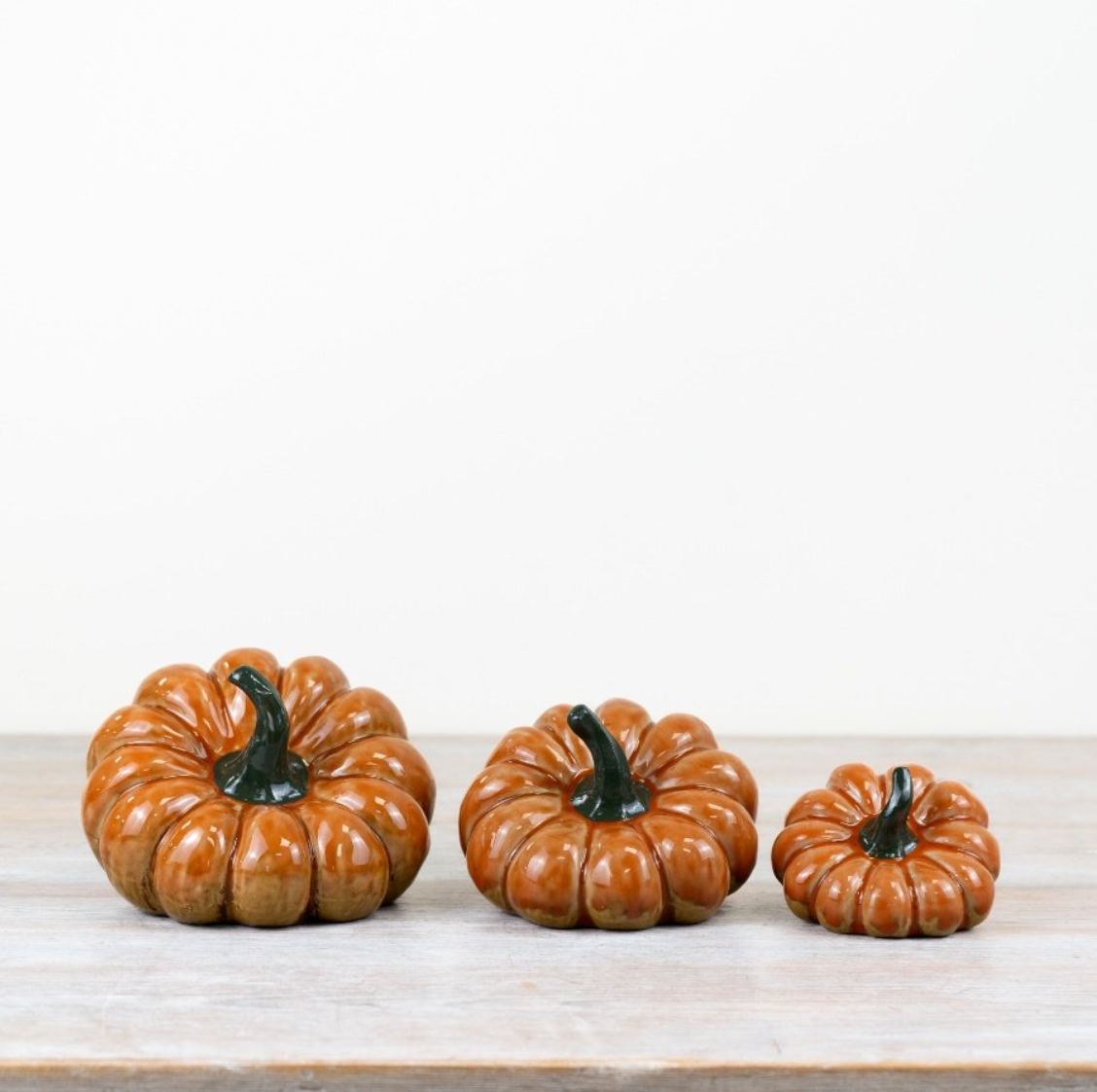 Ceramic Pumpkin Ornament