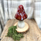 Red Ceramic Mushroom