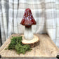 Red Ceramic Mushroom