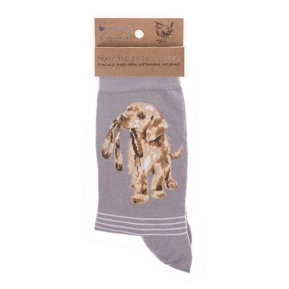Puppy Bamboo Wrendale Design Socks