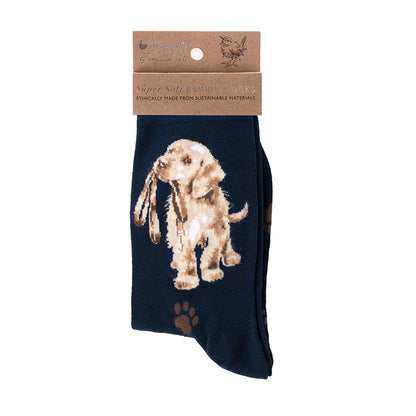 Puppy Bamboo Wrendale Design Socks