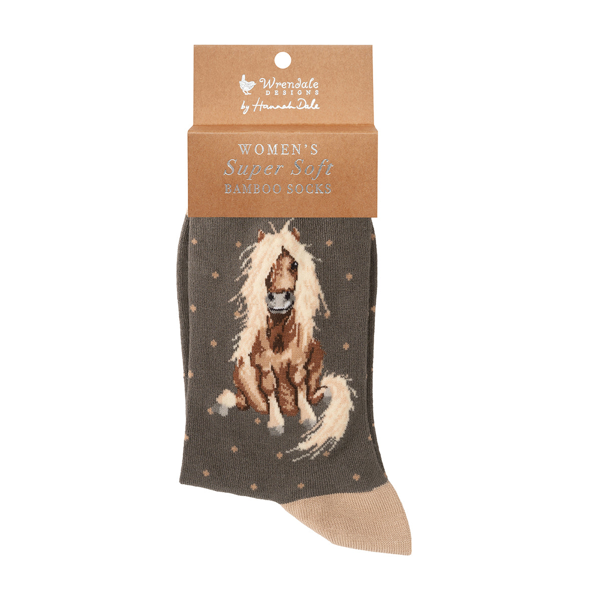 Bamboo Horse Socks by Wrendale Designs