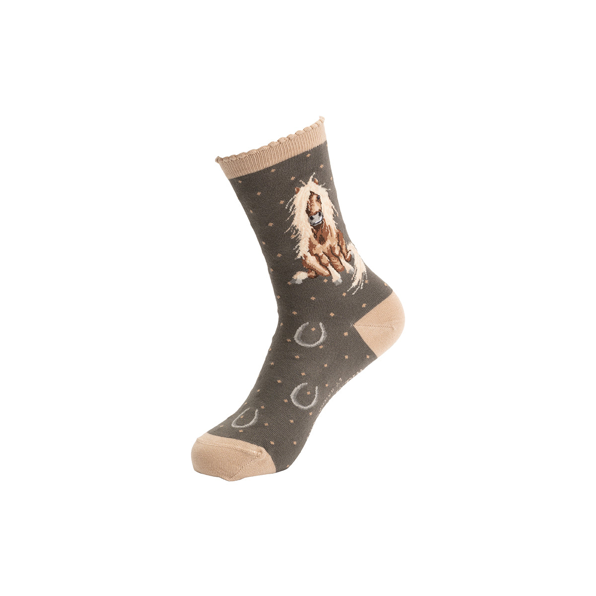 Bamboo Horse Socks by Wrendale Designs