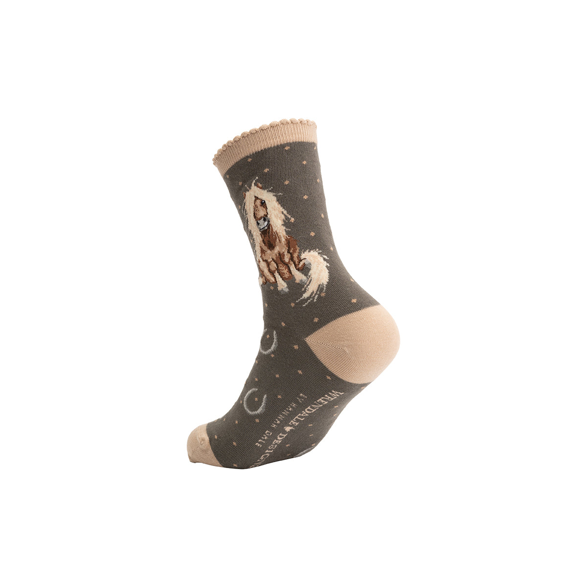 Bamboo Horse Socks by Wrendale Designs