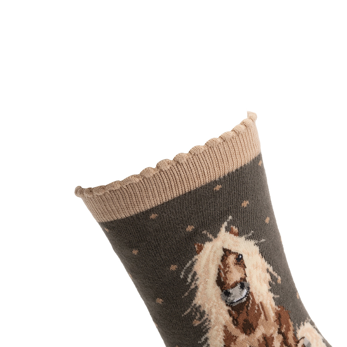 Bamboo Horse Socks by Wrendale Designs