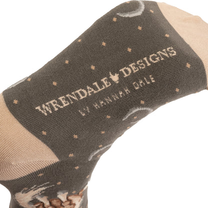Bamboo Horse Socks by Wrendale Designs