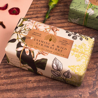 Jasmine & Wild Strawberry Luxury Shea Butter Soap Bar
