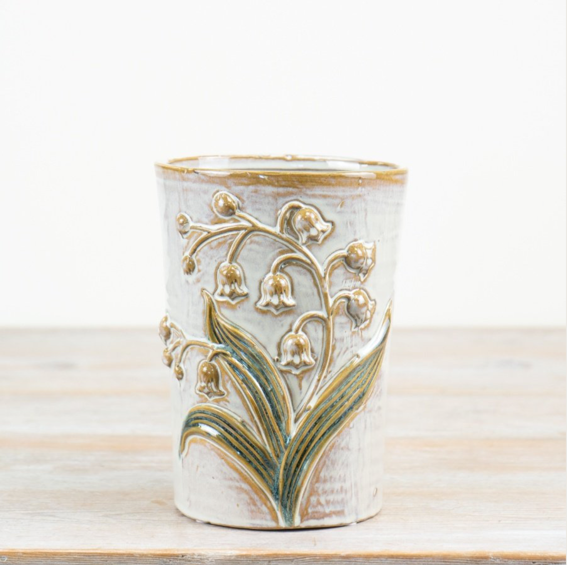 Lily Of The Valley Ceramic Vase