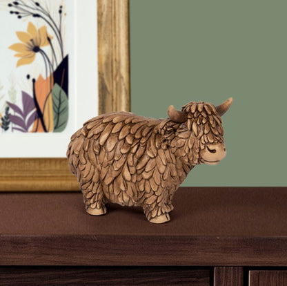 Small Highland Cow Ornament