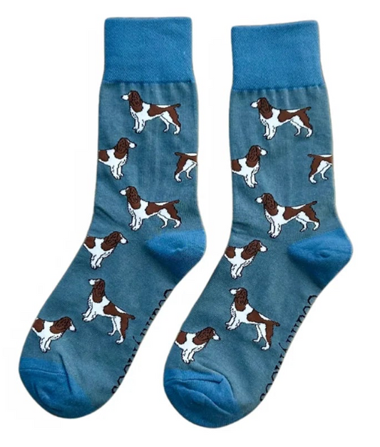 Springer Spaniel Crew Socks