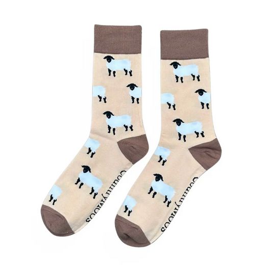 Suffolk Sheep Crew Socks