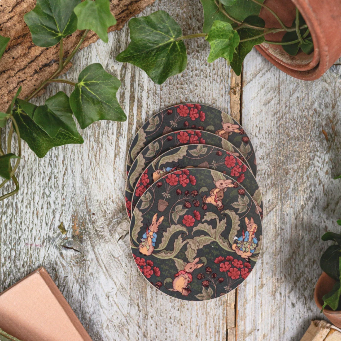 Round Peter Rabbit Coaster