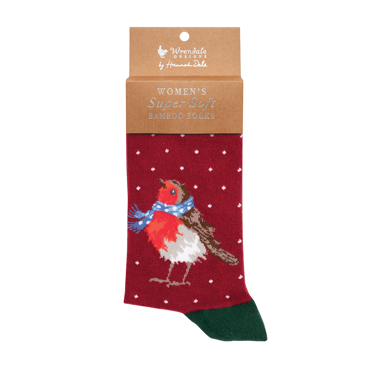 Xmas Robin Socks