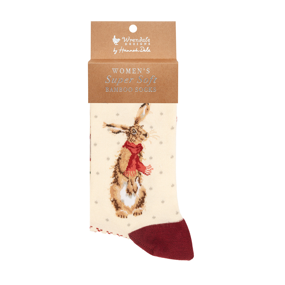Wrendale Designs Christmas Hare Socks