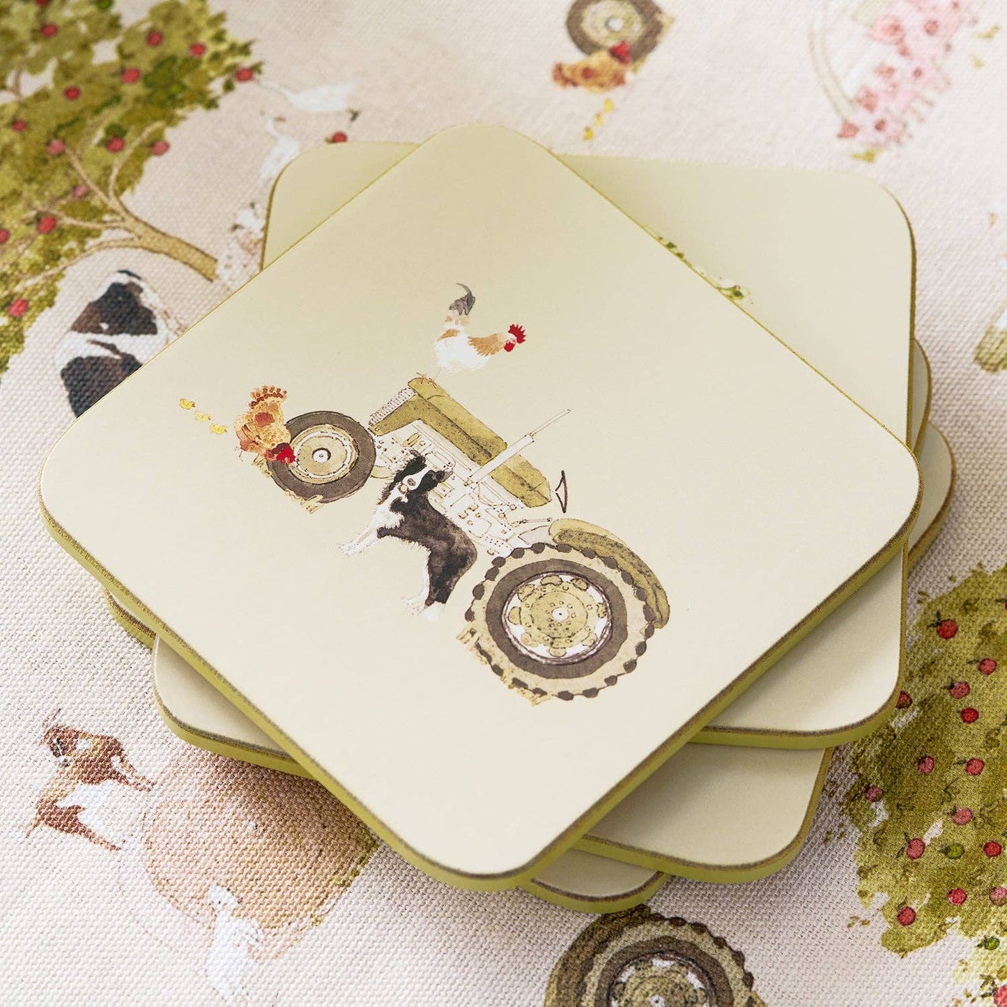 Farm Friends Coasters (Set of 4)