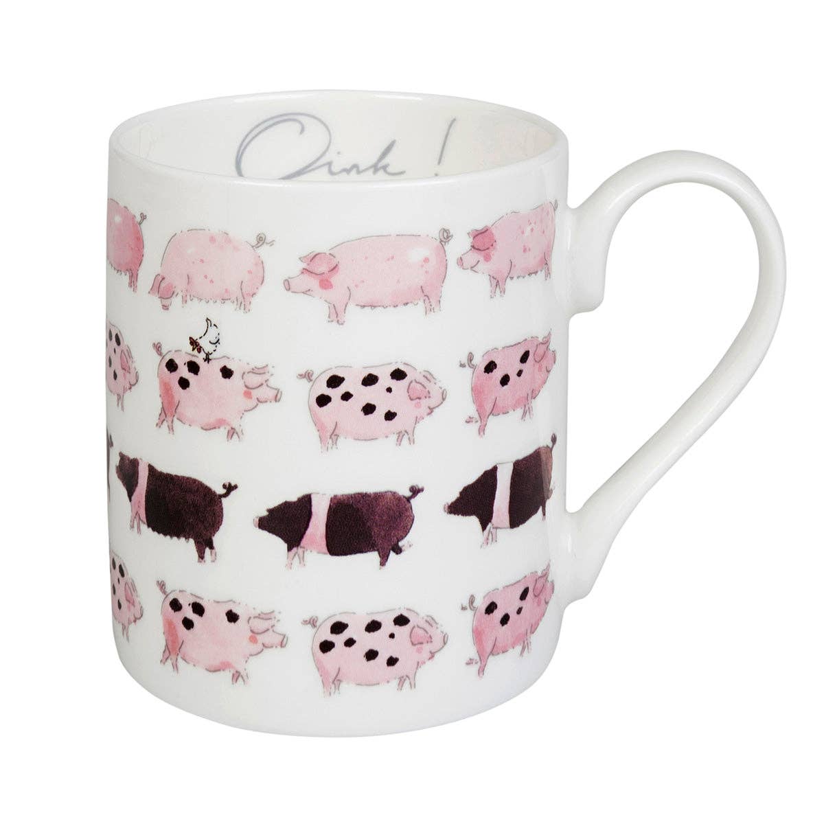 Pigs Oink China Mug by Sophie Allport