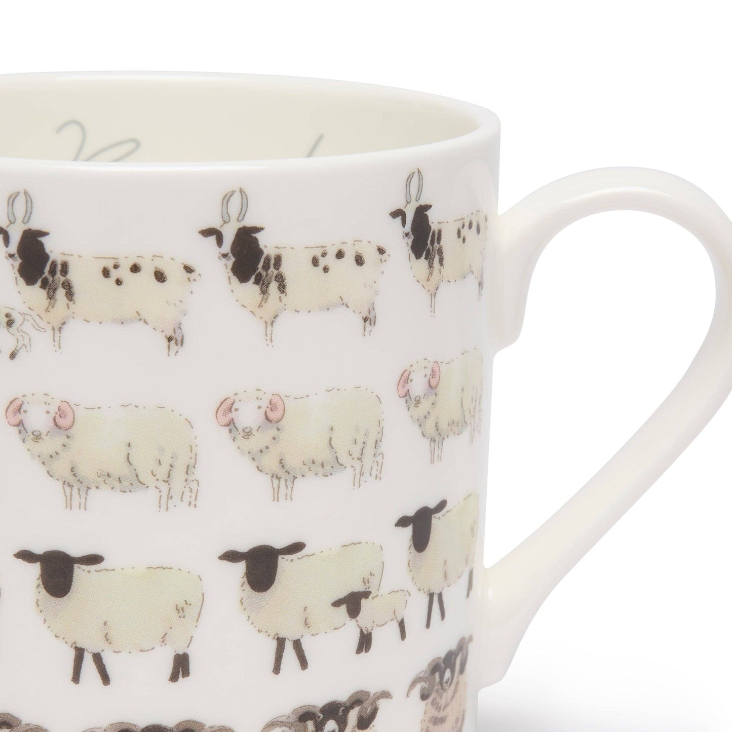 Sheep Baa China Mug by Sophie Allport