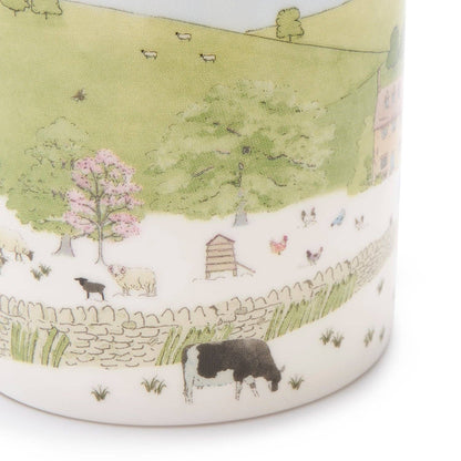 Spring Cottage Scene Mug