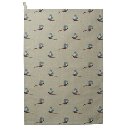 Pheasant Cotton Tea Towel