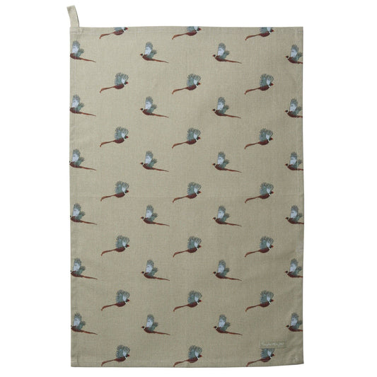 Pheasant Cotton Tea Towel