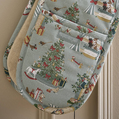 Country Christmas Double Oven Glove