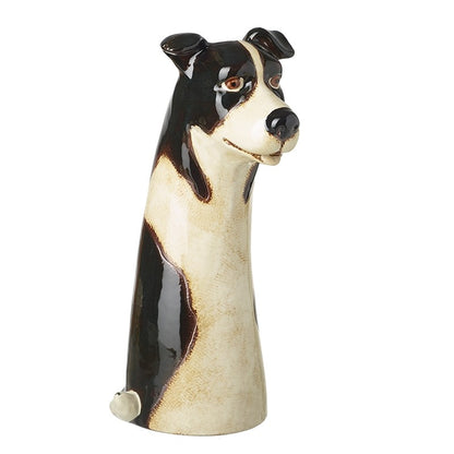 Border Collie Ceramic Vase | Unique Sheepdog Homeware
