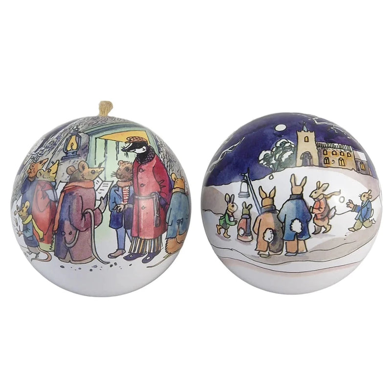 Christmas Animal Bauble Designs Carol Singing