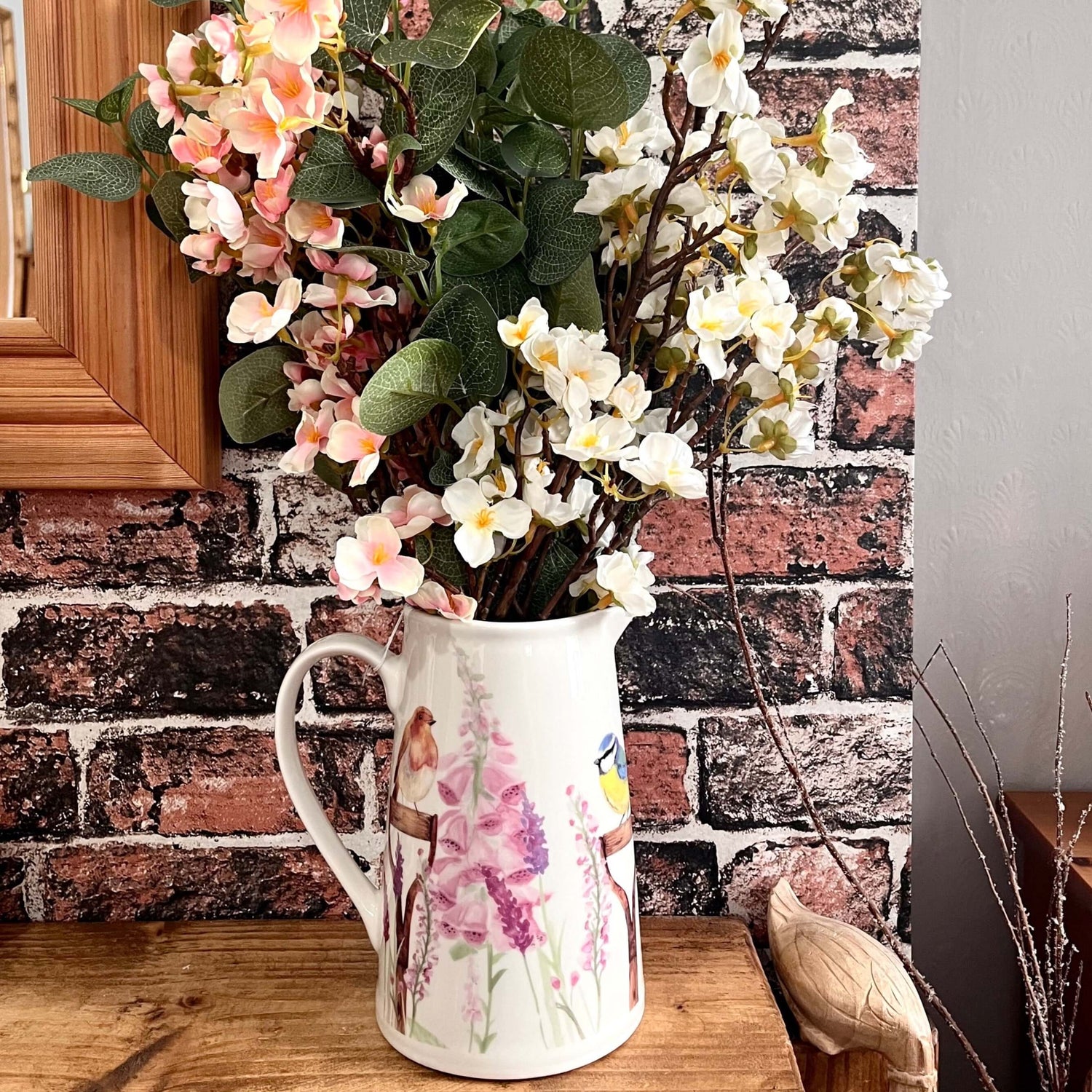 Large Ceramic Bird Jug