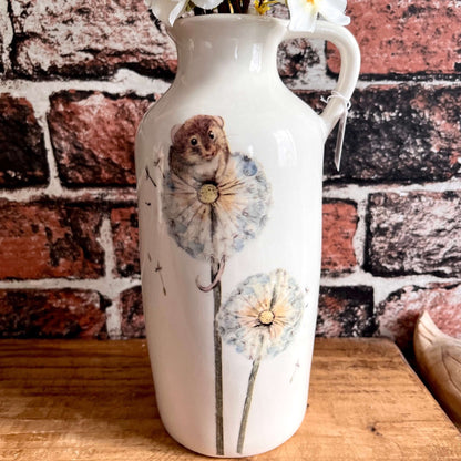 Ceramic Mouse Vase Close Up