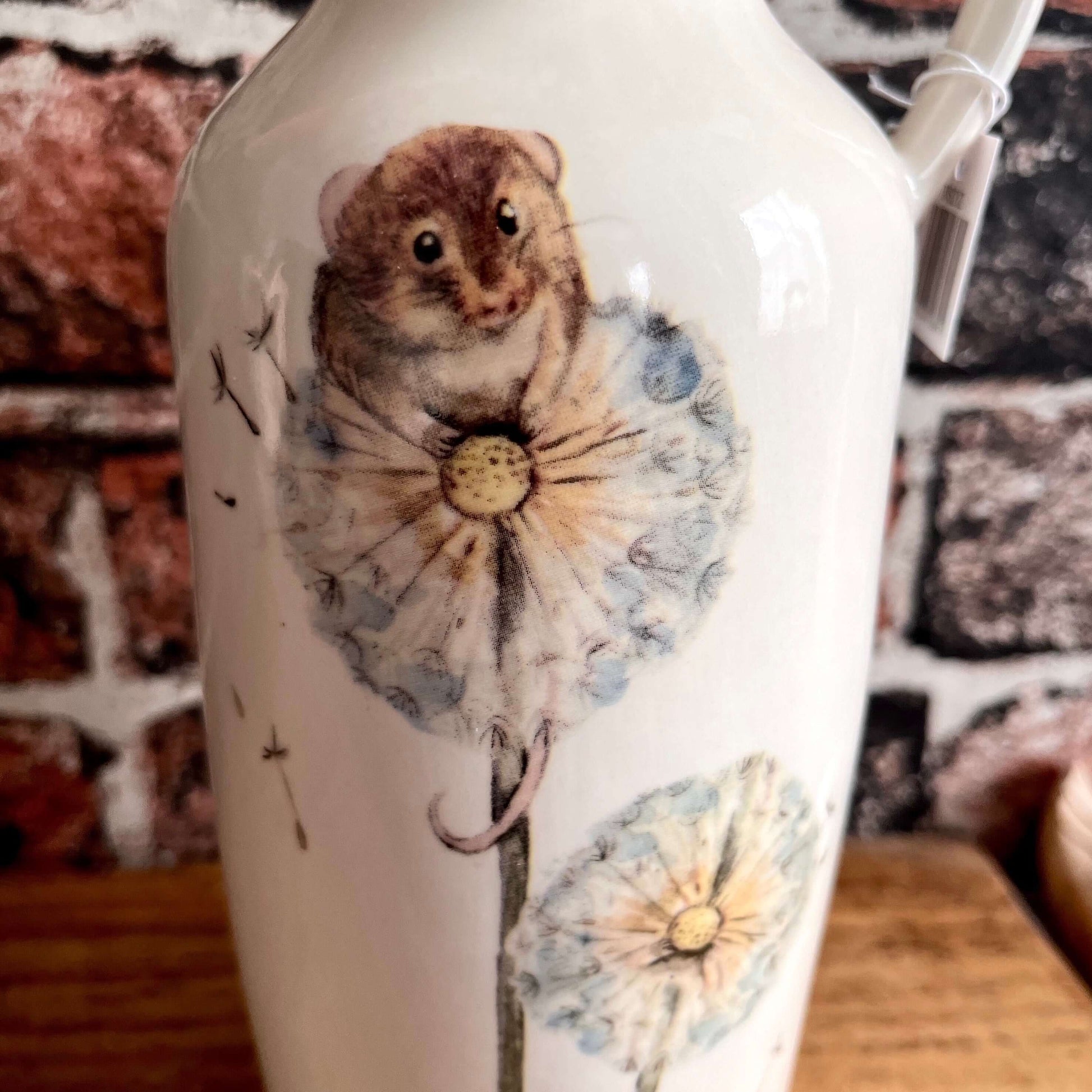Ceramic Mouse Vase Design Close Up